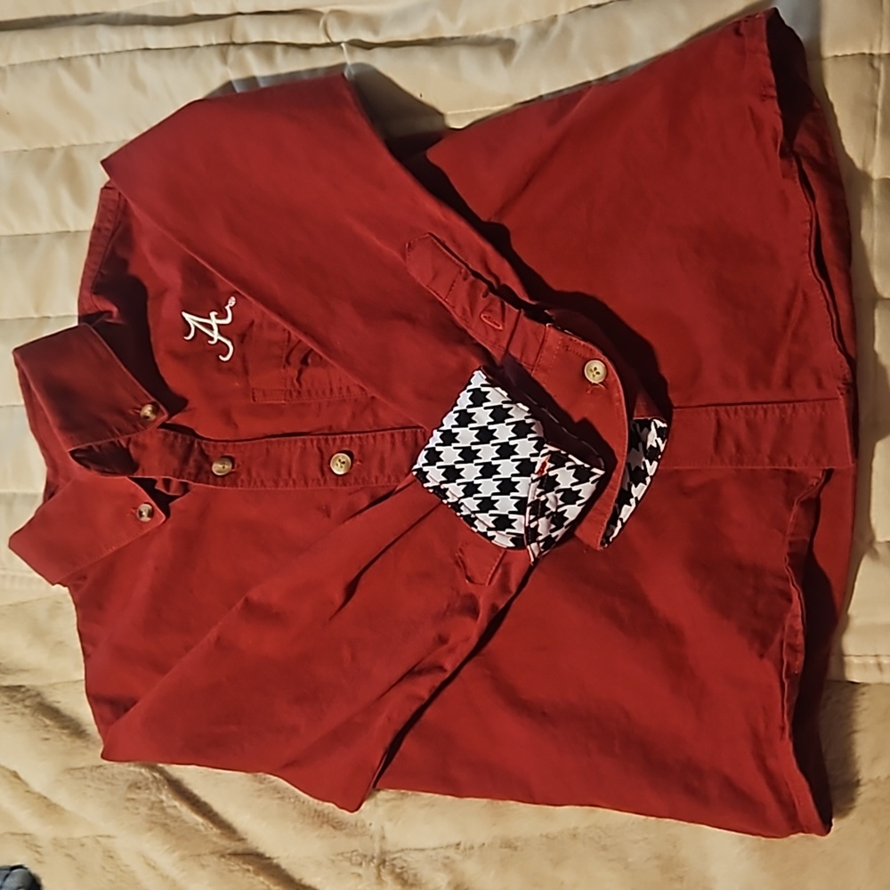 Alabama Crimson tide button Down shirt